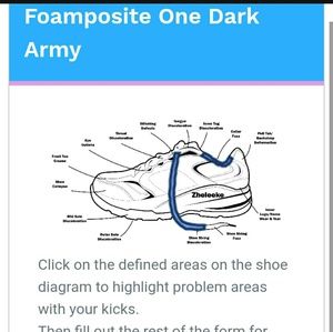 Pre owned Nike Foamposite